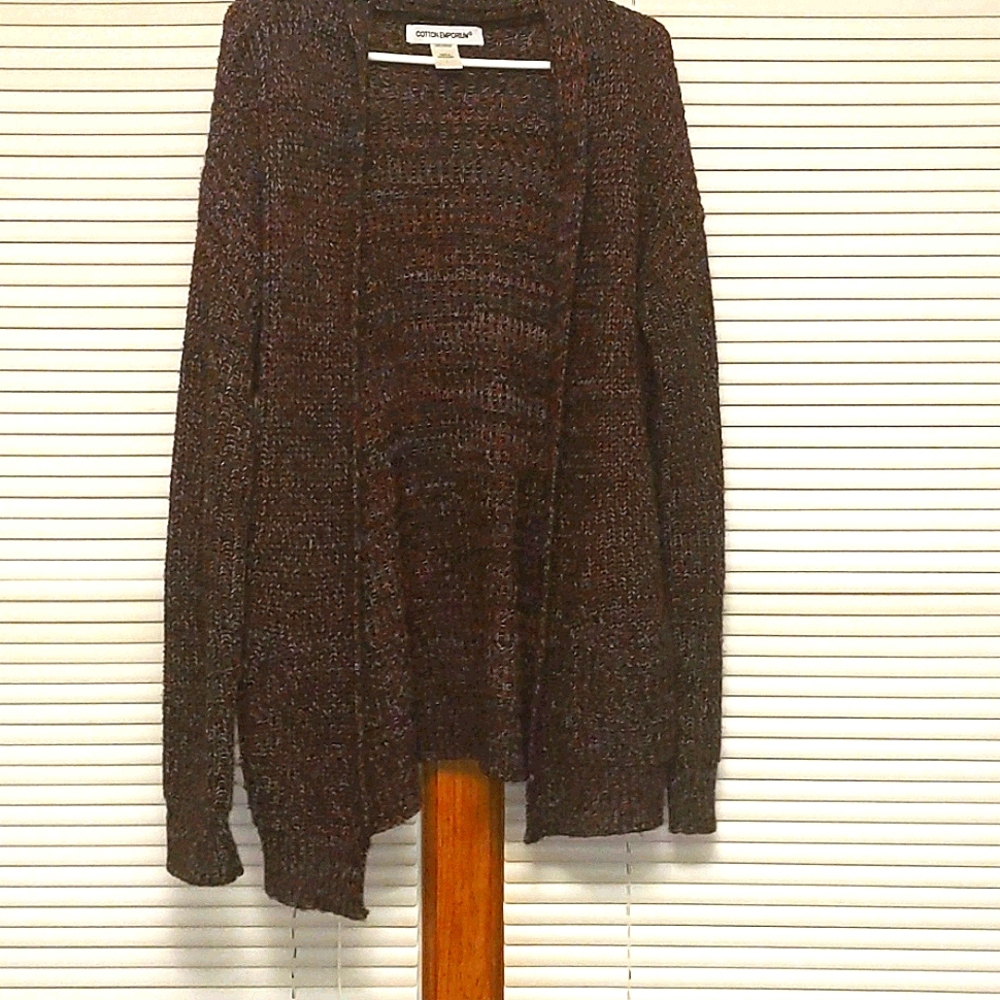 Heather Burgundy Cardigan